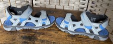 Hook And Loop River Sandals Youth Boy's Eddie Bauer Steve Blue Grey Size 4