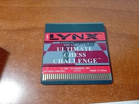 Ultimate Chess Challenge (Atari Lynx, 1991) CIB Complete W/ Box Manual