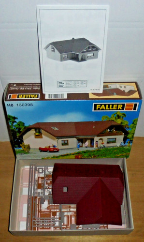 Faller 130398 Bungalow angular nuevo en embalaje original abierto para escala H0 #FV31# | Condition: Gebraucht