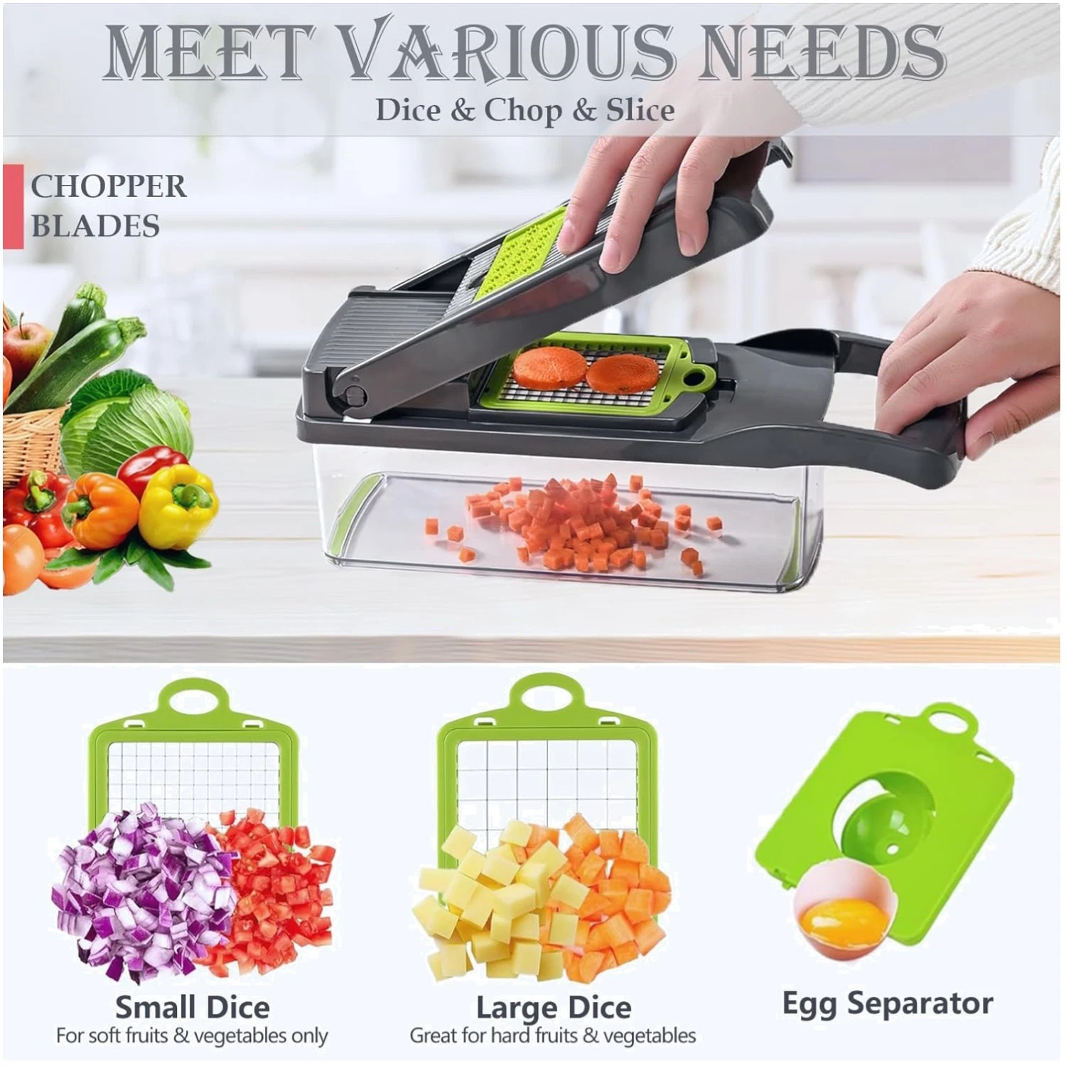 Pro-Series 20-in-1 Mandoline & Spiralizer Set
Opens in a new window or tab