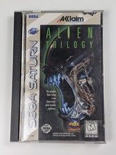 Alien Trilogy Sega Saturn CIB Original Longbox Manual Nr Mint Disc +Registration