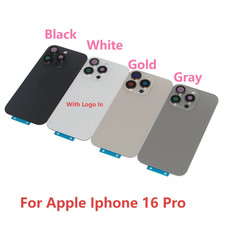 Battery BackCover Glass Panel With Magsafe Magnet Lens For Apple Iphone 16 Pro