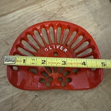 Oliver Tractor Seat Paperweight Farmer Combine Plow Rancher Ranch 1/2+LB Farm