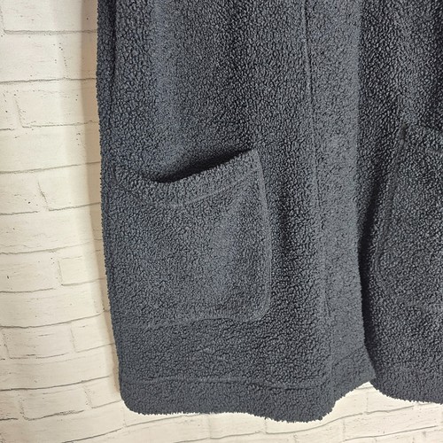 Columbia Women's Panorama Sherpa Fleece Jacket XL Black Long Snap Closure Warm - Picture 4 of 13