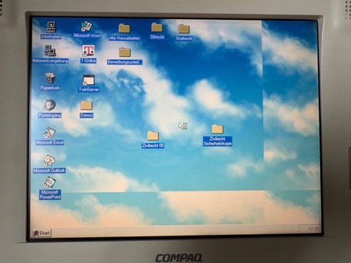 Compaq LTE 5100 Vintage laptop Pentium 90 Mhz - working no sound floppy LTE 5000 - Photo 8/17