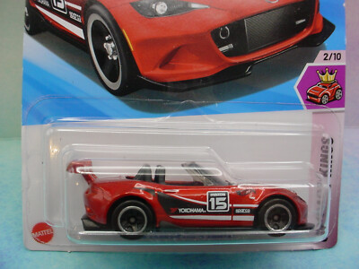 Mi様‪‪︎︎‎︎︎︎‧✧̣̥̇‧専用 ➽ 2025 Hot Wheels '15 MAZDA MX-T MIATA #80 red;Yokohama🚗 COMPACT