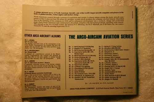 North American Aircraft Album #6 Arco Aircam Publishing Book Very Good Condition - Picture 2 of 2