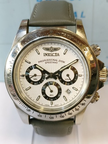 INVICTA PROFESSIONAL SPEEDWAY CHRONOGRAPH QUARTZ 9211 JAPAN MEN'S FULL WORKING - Picture 2 of 22
