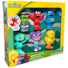 6-Pc New Neighborhood Friends Sesame Street POSEABLE Figures! Rosita Abby Grouch