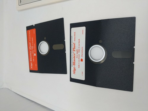Alge-Blaster Plus by Davidson 5.25" Apple II / IIc / IIe 2 Software Game Math - Picture 9 of 10