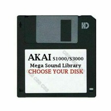 Akai S1000 / S3000 Floppy Disk Mega Sound Library Choose Your Disk