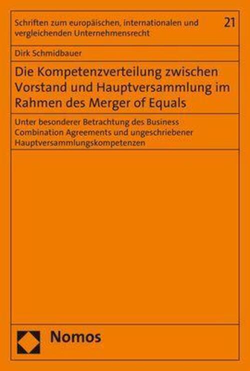 Thumbnail - Die Kompetenzverteilung Zwischen Vorstand Und Hauptversammlung Rahmen