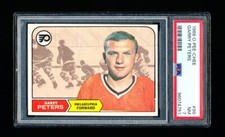1968 OPC HOCKEY 99 GARRY PETERS PSA 7 NEAR MINT FLYERS