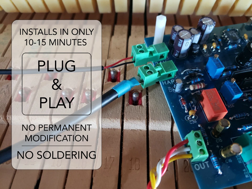 Preamplificador, ecualizador y trémolo Fender Rhodes Active Retrofit - The RetroFlyer Foto 2 de 4