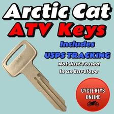 Arctic Cat ATV spare replacement keys Cut to Code key for codes F69510-F78897