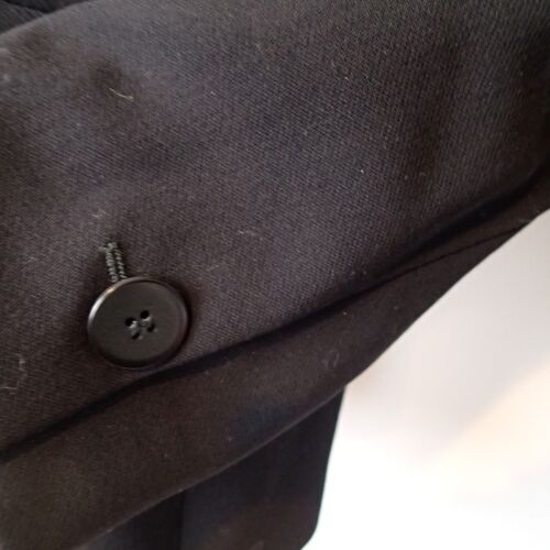 Giorgio Armani Black Label Black Button Down Blazer Size 38 jacket wool - Picture 4 of 18
