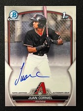 2023 Bowman Chrome #CPA-JCL Juan Corniel Chrome Auto Arizona Diamondbacks
