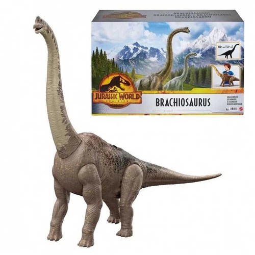 GENUINE Jurassic World Dominion Brachiosaurus Dinosaur NEW & BOXED - 71CM X 81CM