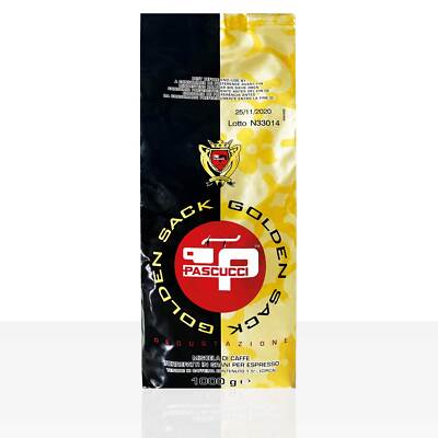PASCUCCI Caffe Gold Espresso 8 x 1kg Kaffee ganze Bohne, 100% Arabica