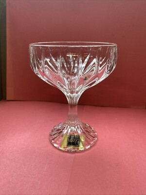 Mikasa Park Lane Saucer Champagne Sherbet 5-1/8'' Crystal Germany New Old Stock