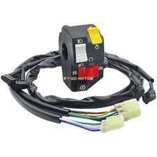 Handlebar Start Kill Stop Switch Headlight for Honda Recon 250 TRX250TM 2018-21
