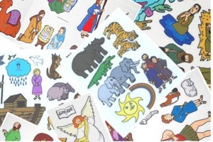 4 Bible Stories Pre Cut Sunday School Felt Flannel Board Bundle Ebay