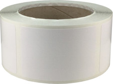 White Removable Blank Labels 2 x 3" Inch Rectangle 500 Pack