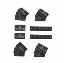Vulcan Spark Plug Wire Marker Shrink Sleeve (18 Pack) Black - Made In USA