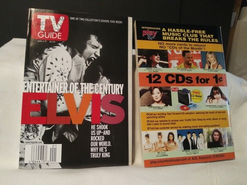 Elvis TV Guides (Lot of 2) Jan. 1-7, 2000/Pre-owned/Used. - Picture 3 of 9
