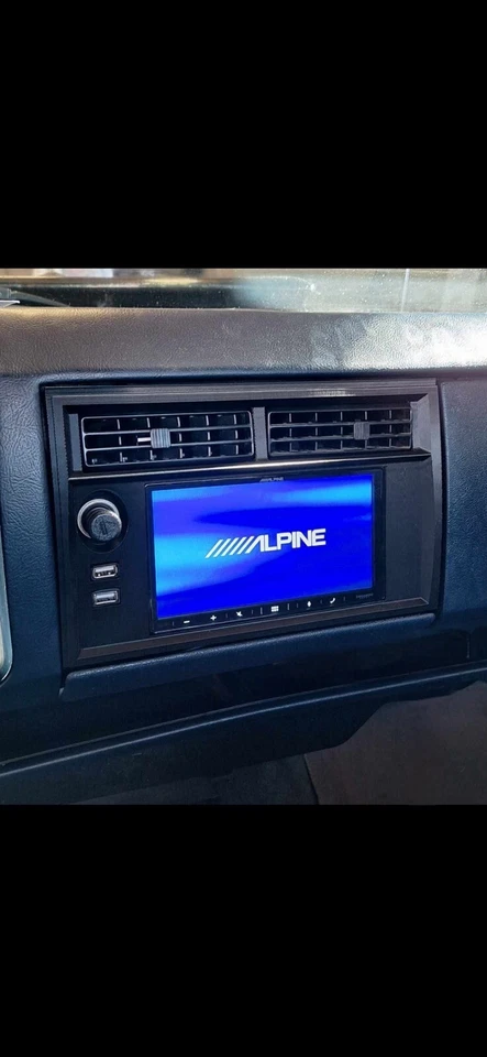 Chevy S10 Doble Din Radio Estéreo Borde Bisel Primera Generación Blazer Syclone Typhoon Foto 3 de 4