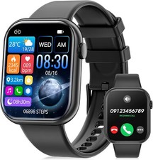 Smart Watch for Men Women, Fitness Tracker with 1.85'' HD Color Screen, Smartwat