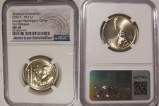 ⭐2024 P Missouri Innovation $1 NGC MS 68 George Washington Carver First Releases