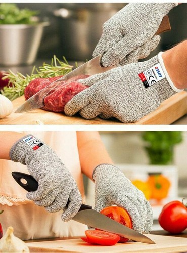 Large Safety Cut Proof Stab Resistant Stainless Butcher Gloves High Performance - Picture 4 of 4