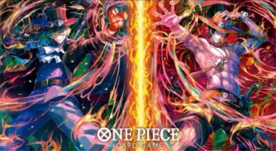 One Piece Card Playmat Official Ace & Sabo 2024 Japan limited New