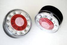 2X 12V Feux Arrière LED Hamburger Lampes Camion Fourgon Bus Van Camping Car