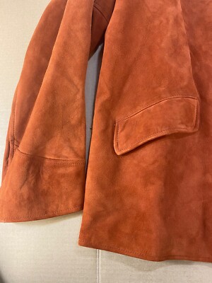 Vintage 50s 60s Leather Suede DuPont Weather Jack Coat Jacket