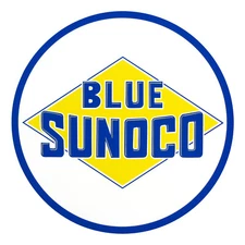 Blue Sunoco 2" Vinyl Decal (DC176D)