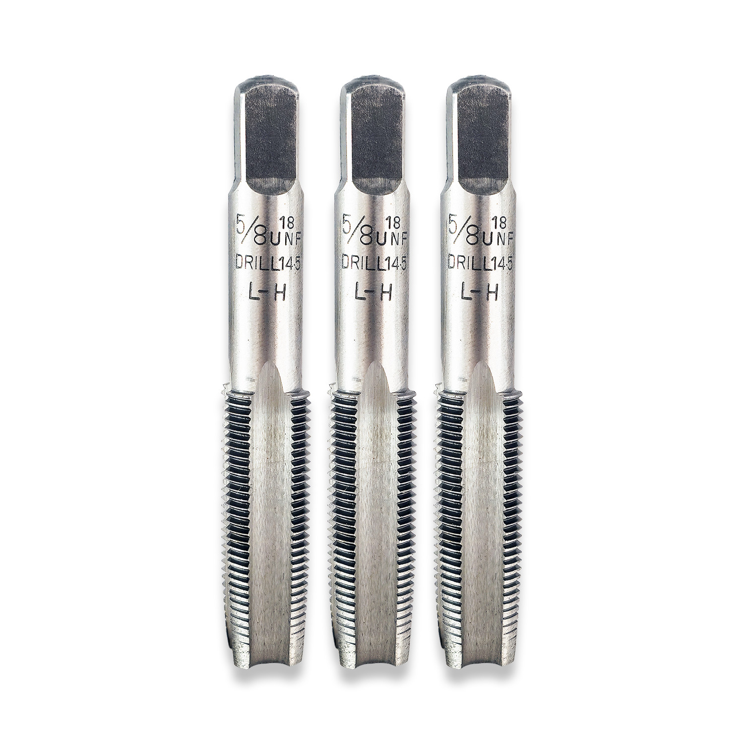5/8"" x 18TPI UNF LEFT HAND TAP SET LEFT HAND TAPS RDGTOOLS