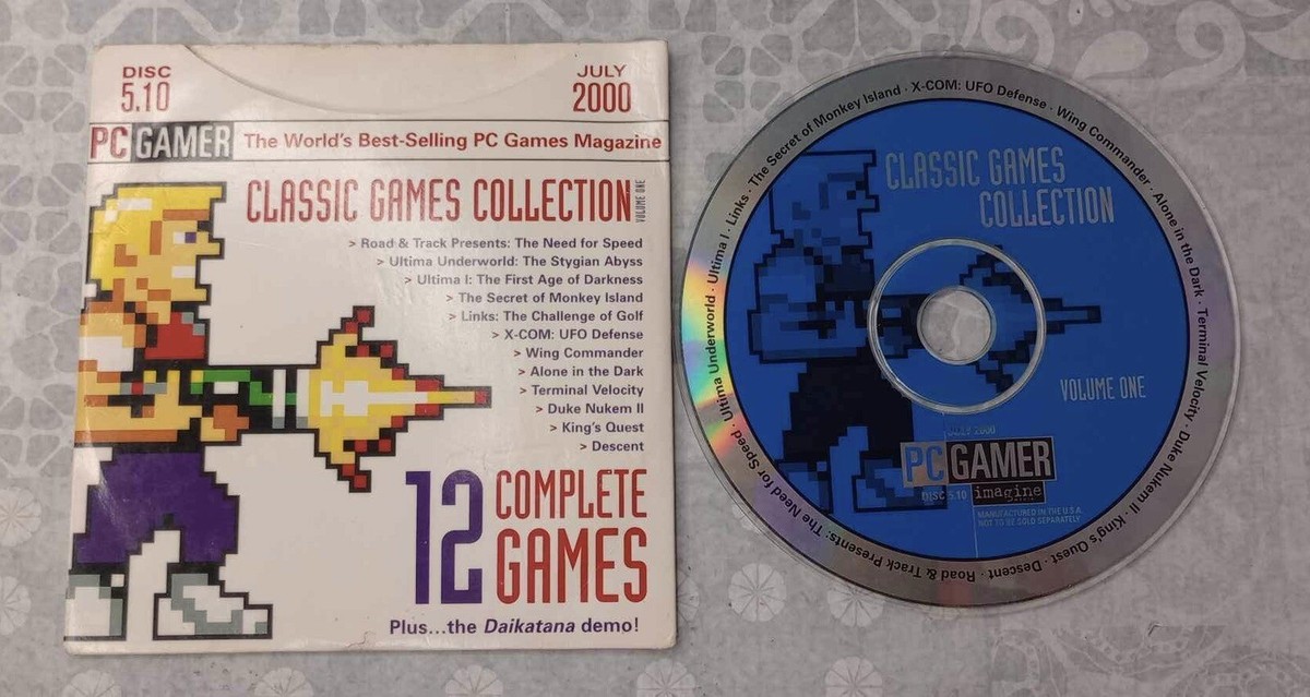 PC Gamer Classic Games Collection CD-ROM Volume One July 2000 12