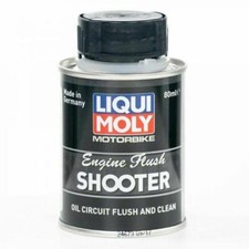 Liqui Moly Engine Flush Shooter Motorcycle Motorbike Oil Additive Treats Upto 2L