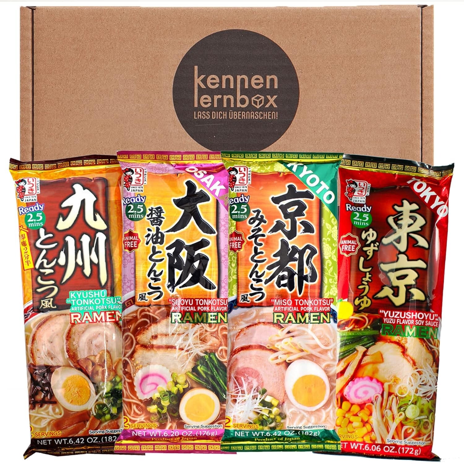 Kennenlernbox Itsuki Ramen Mix | Japanische Itsuki Ramen Mix zum Probieren