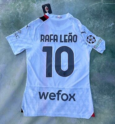 Puma AC Milan Rafa Leão #10 Jersey Size XL. | eBay Puma AC Milan Rafa Leão #10 Jersey Size XL. | eBay