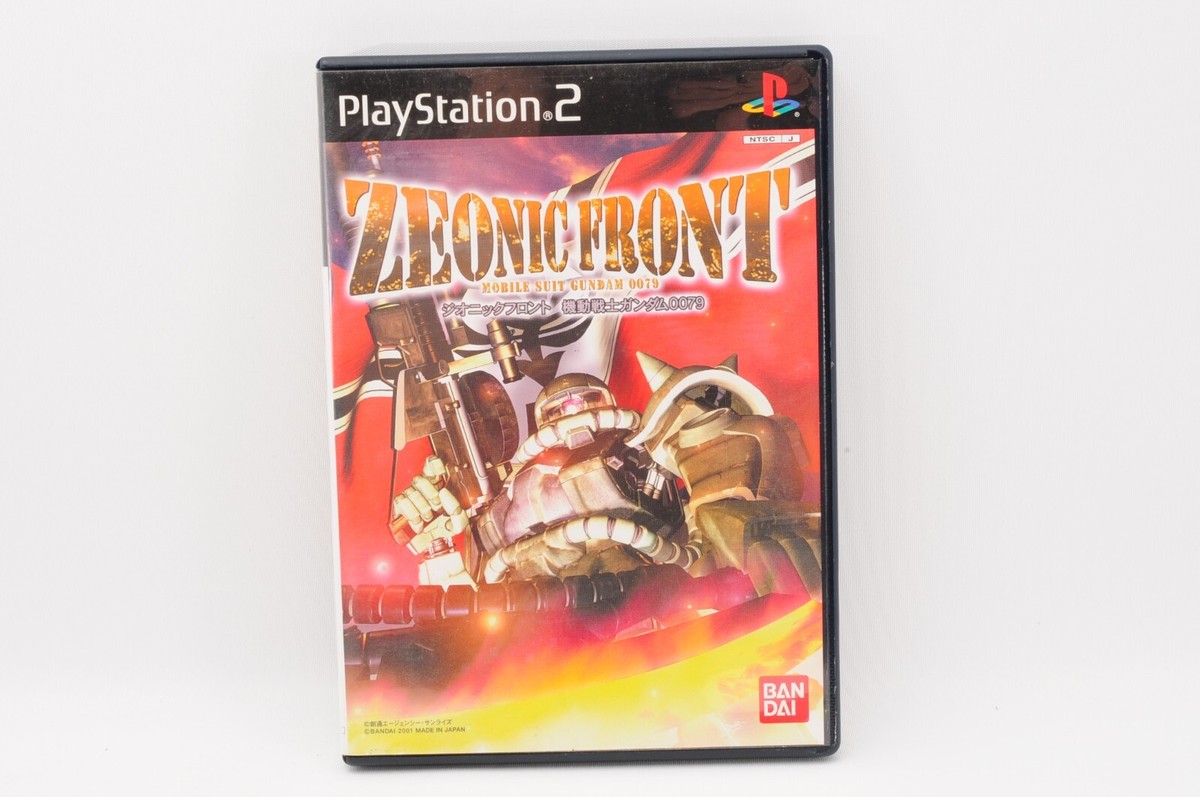 Zeonic Front Gundam 0079 PS2 PlayStation 2 Japan JP Game