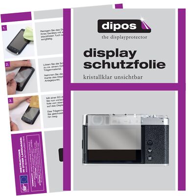 2x Schutzfolie für Fujifilm X-E4 klar Displayschutzfolie Folie Display Schutz