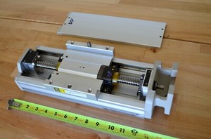 IAI IS-MZM-10-N-100 Single Axis Robot Z-Axis Linear Ballscrew Actuator Custom