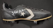EXTREMELY RARE VINTAGE Hank Aaron Signed Baseball Cleats Shoe Spikes PSA COA!