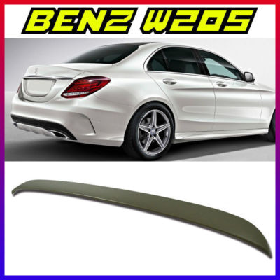 Painted For Mercedes BENZ C-Class W205 Sedan Rear Roof Spoiler C300 ...