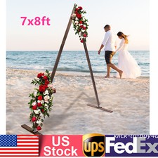 Natural Wooden Wedding Rack Backdrop Diy Flowers Frame Stand Background Decor