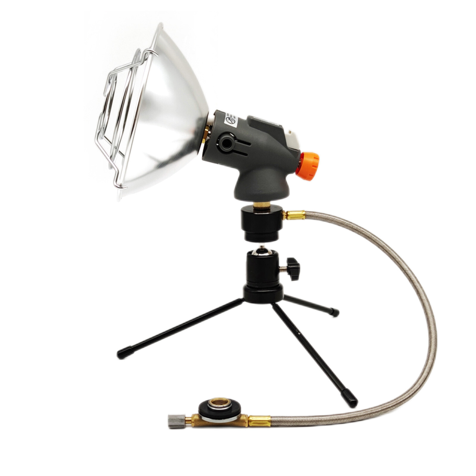 Gas Warming Furnace Stainless Steel Desktop Gas Heating Stove for