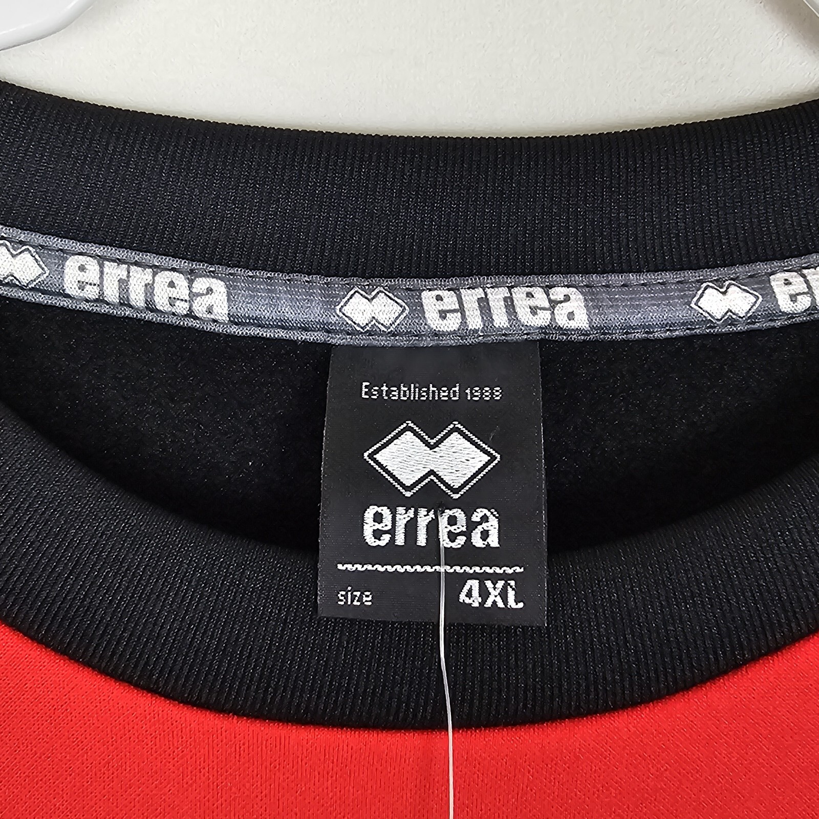 Milton Keynes MK Dons Sweatshirt Mens 4XL Black Soccer Training Errea Pullover